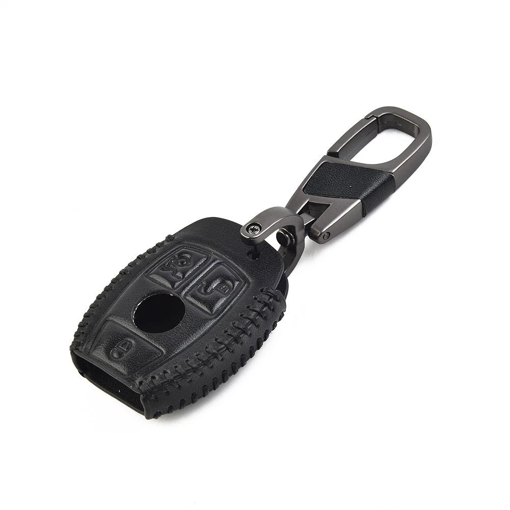 Tailored Leather Key Bag for Mercedes-Benz Smart Keys (2010–2023)