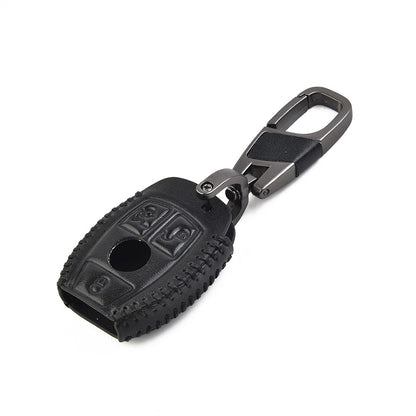 Tailored Leather Key Bag for Mercedes-Benz Smart Keys (2010–2023)