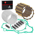 Clutch Friction Plates Kit & Gasket for Yamaha YFZ450SE YFZ450SP YFZ450V (2004–2009)