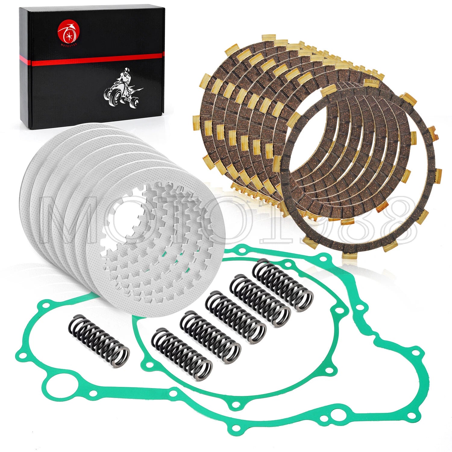 Clutch Friction Plates Kit & Gasket for Yamaha YFZ450SE YFZ450SP YFZ450V (2004–2009)