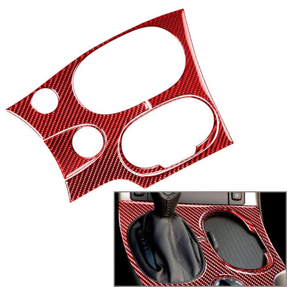 Center Console Gear Shift Panel Trim for Chevrolet Corvette C6 (2005–2013) Red LHD