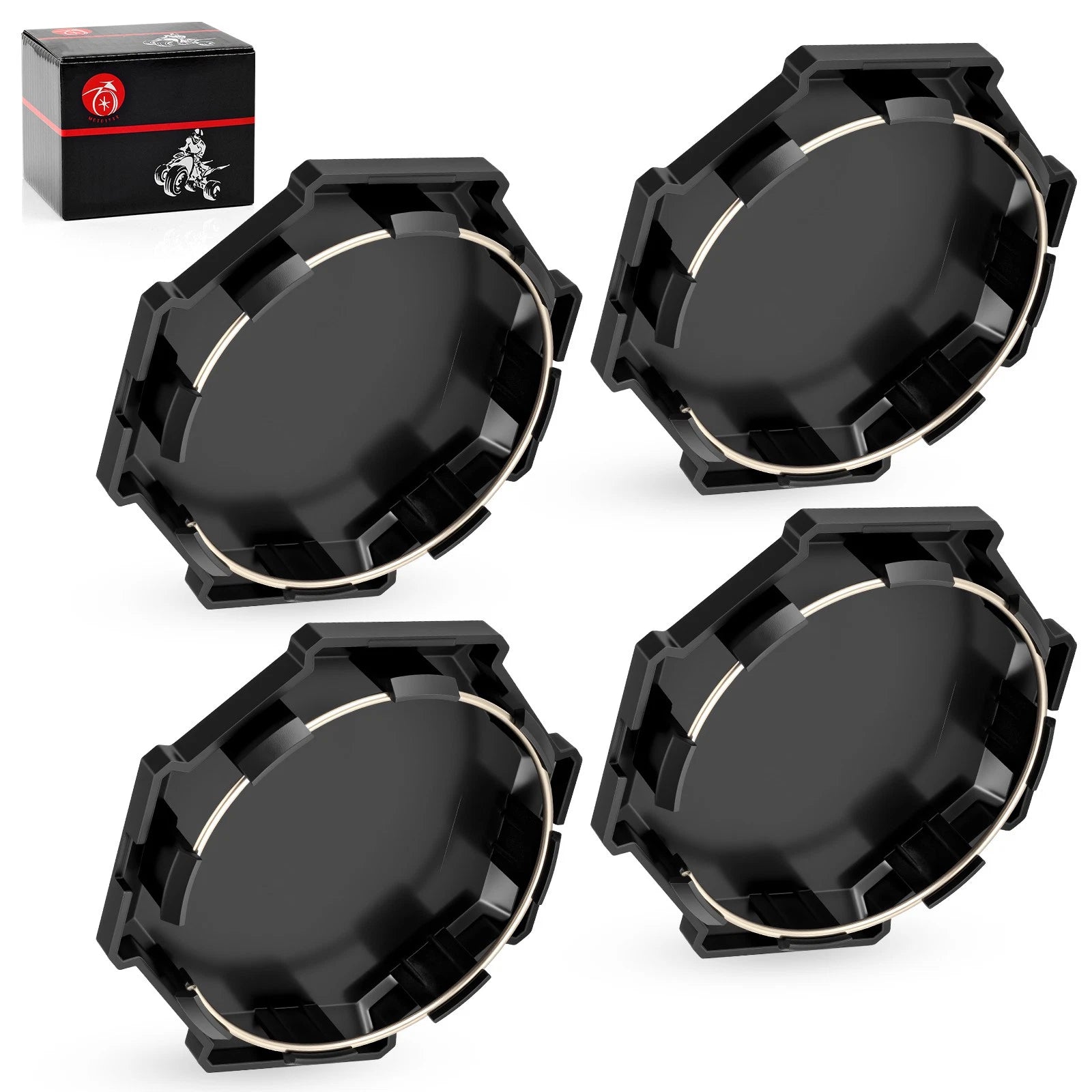 Wheel Hub Cap Set of 4 for Polaris Sportsman 850 Ultimate Trail (2020–2024)