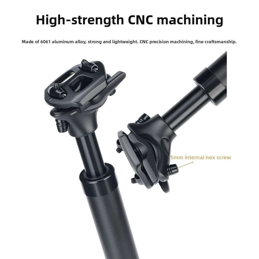 350mm Aluminum Seatpost for Universal Fit (No Specific Years)