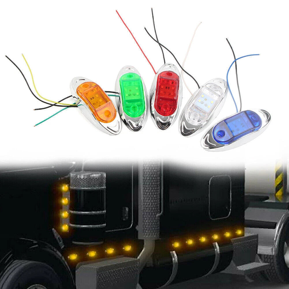 LED Side Marker Indicator Lamp for Bus Truck Trailer (Universal)