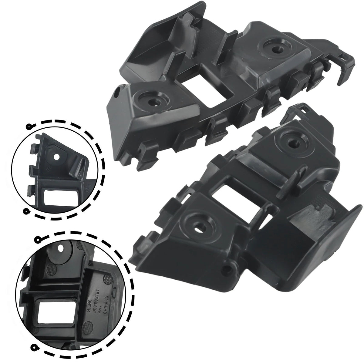 Set of 2 Front Bumper Holder Brackets for MK6 (5C6807183, 5C6807184)