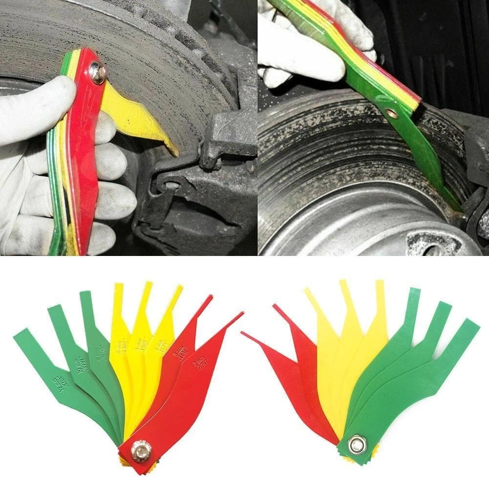 Brake Pad Scale Gauge Set for Universal Use