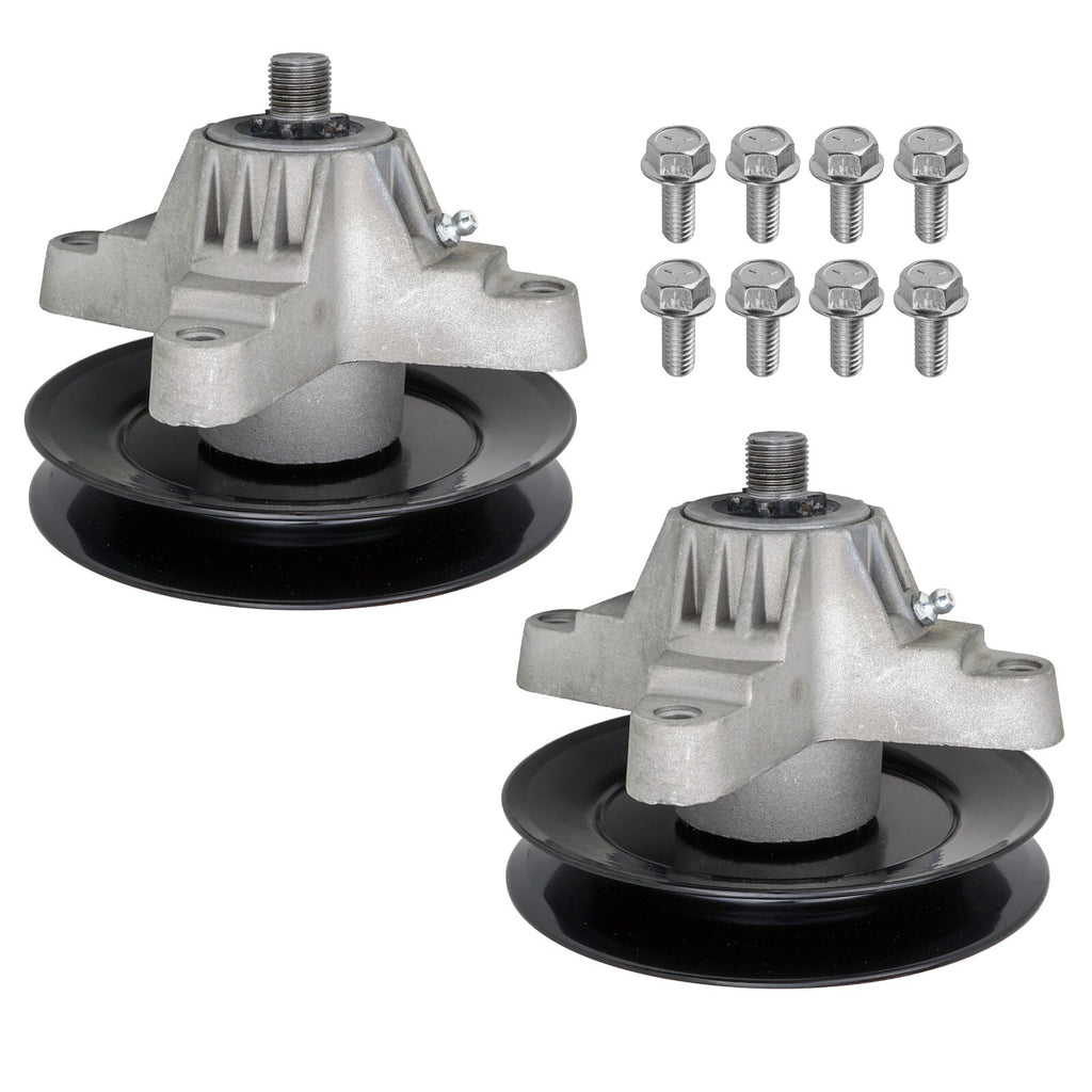 Spindle with Pulley Replacement for White Outdoor LT-1500 (2013–2013)