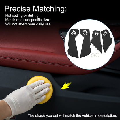 Car Door Anti Kick Pad Sticker Protector for Volkswagen Tiguan (2018–2024)