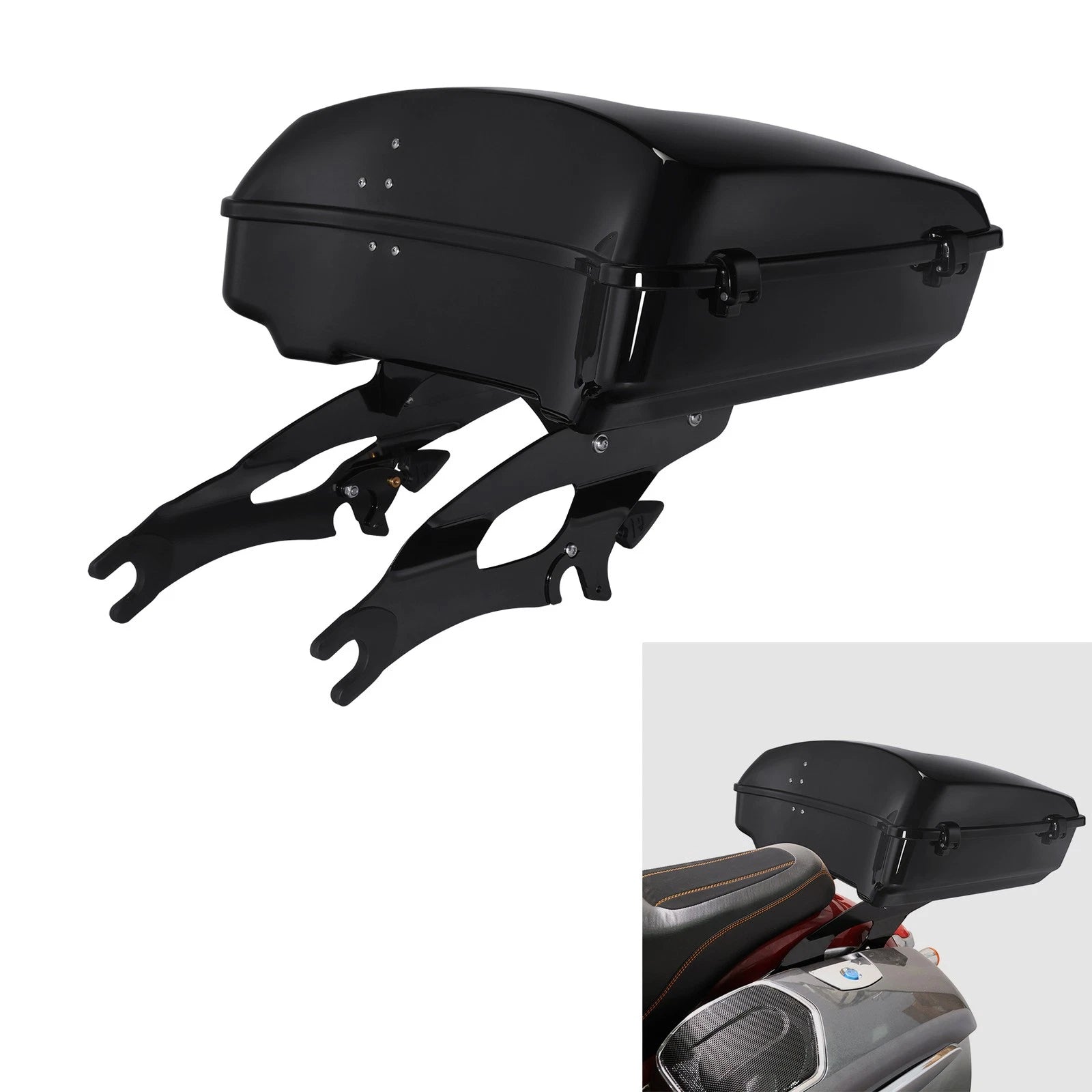 Chopped Trunk Mount Rack for Indian Springfield Chieftain (2014–2024)