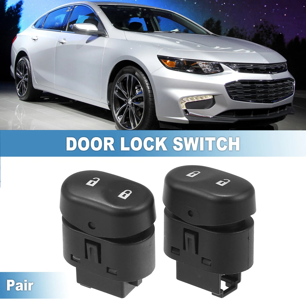 Car Door Lock Switch Replacement for Chevrolet Malibu (2008–2012) Pair