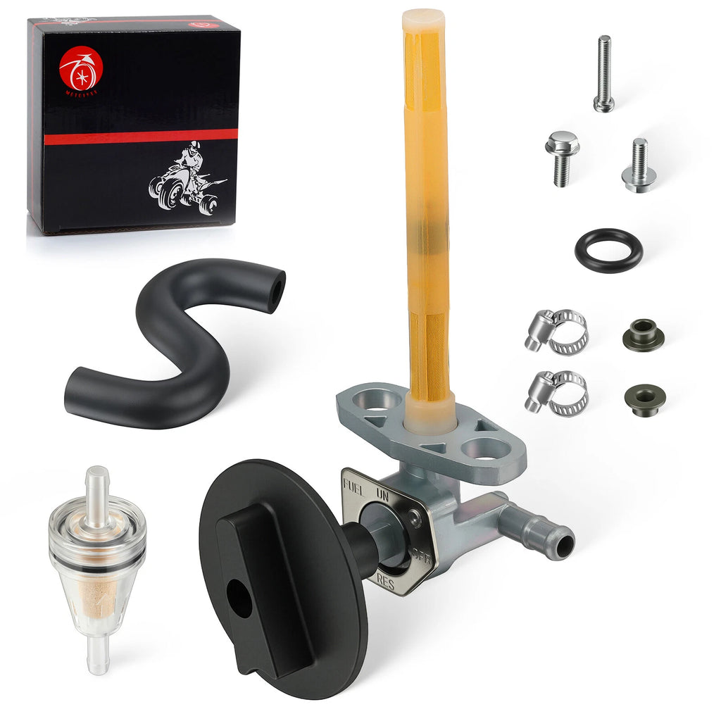 Gas Fuel Valve Petcock & Line Hose Tube for Honda Sportrax 400 TRX400 (1999–2014)