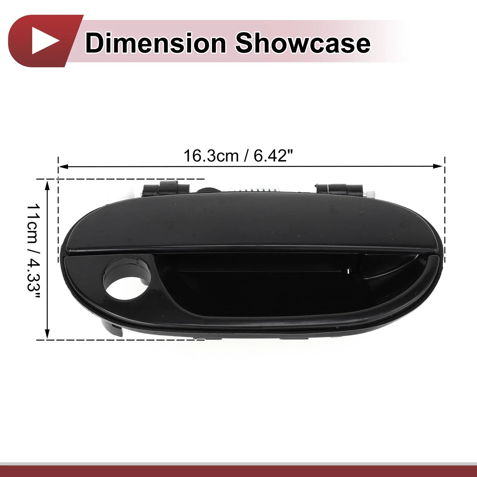 Car Exterior Door Handle Front Right Replacement for Hyundai Accent (2011–2017)