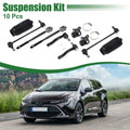 10pc Front Suspension Kit Tie Rod End Sway Bar Link for Toyota Corolla (2003–2008)