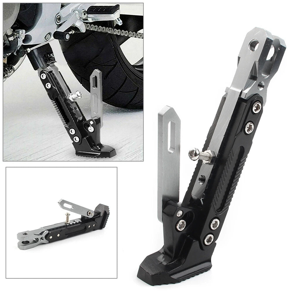 Adjustable Steel Kickstand Foot for Motorcycle (Non-slip)