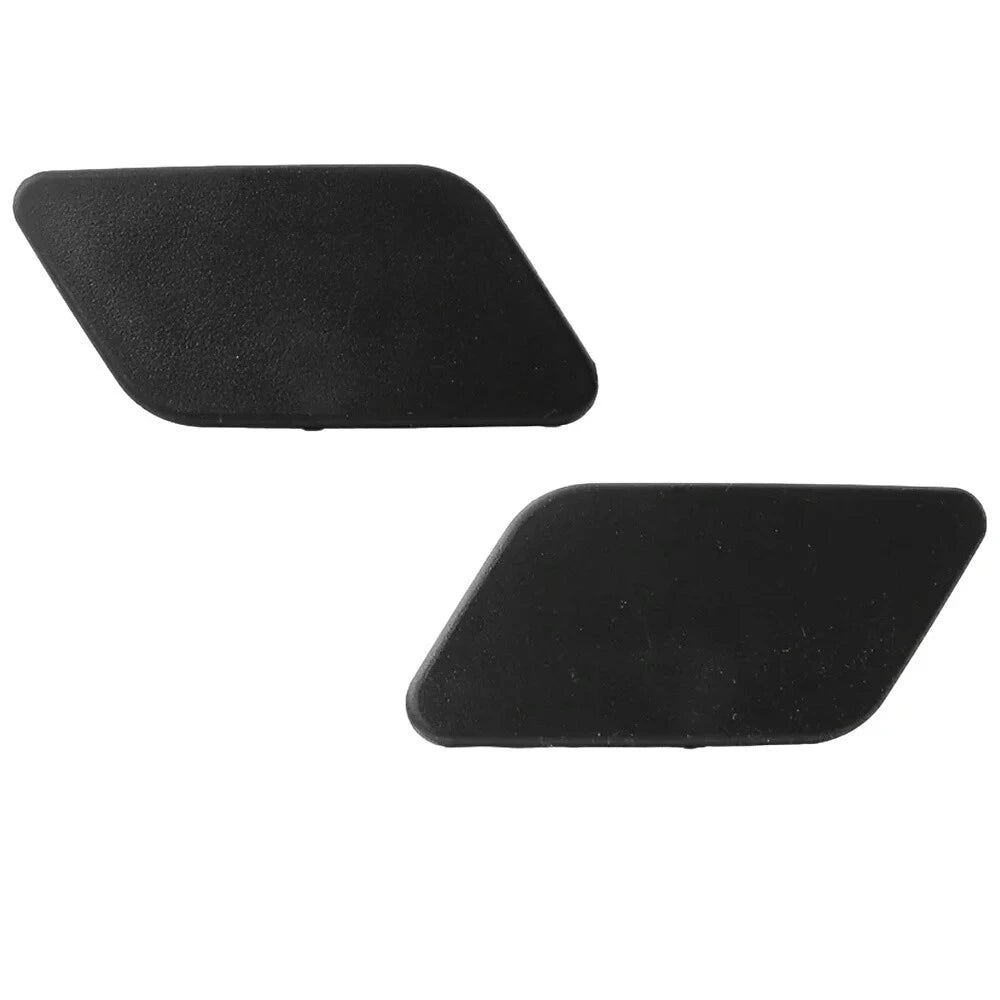 2Pcs Headlight Washer Nozzle Cover Cap Black for BMW X3 (2011–2014)