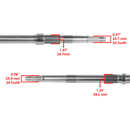 Rear Axle Shaft Replacement for Honda Rancher TRX420 (2007–2014)