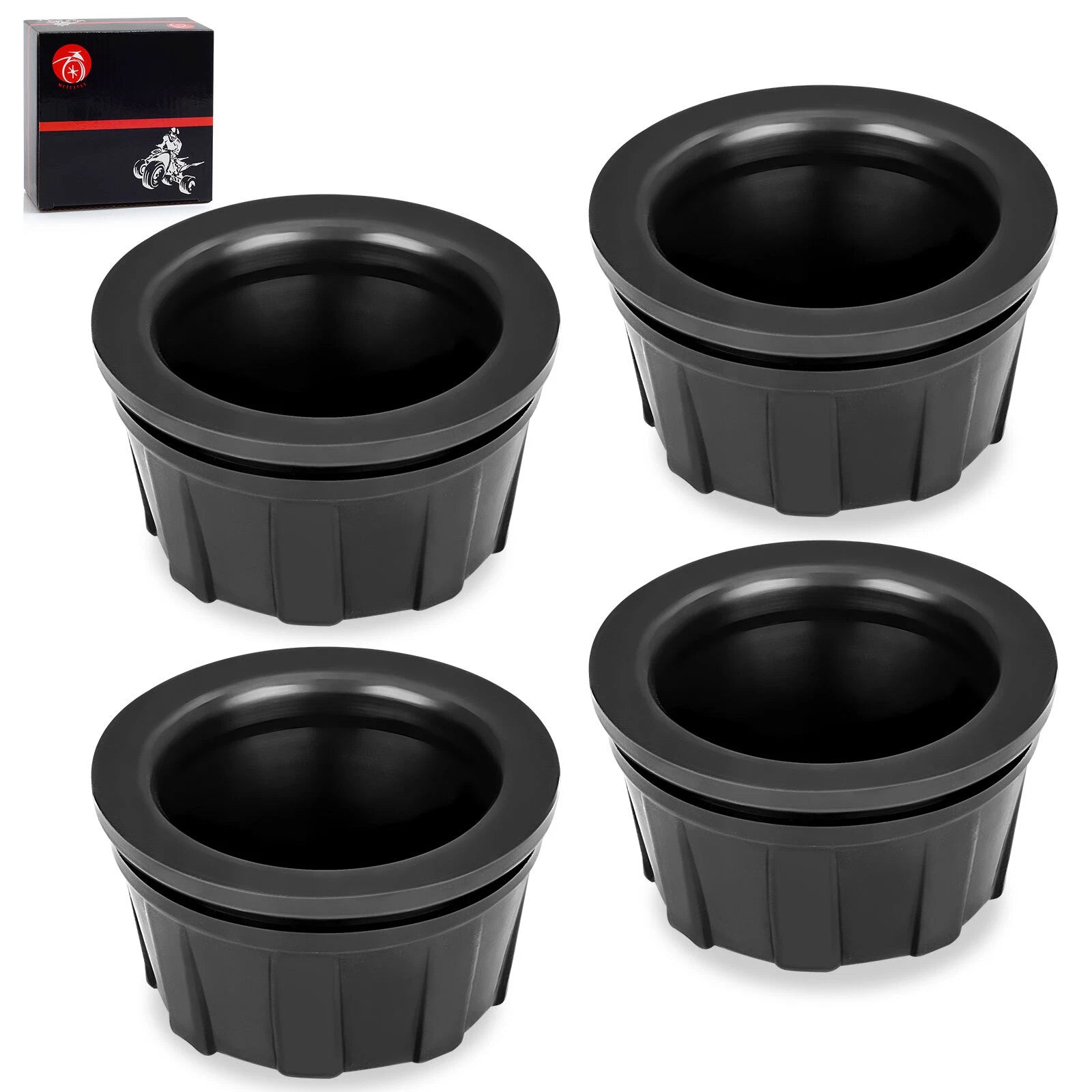 Set of 4 Wheel Center Caps 44732-HL1-A00 for Honda MUV700 Big Red (2009–2013)