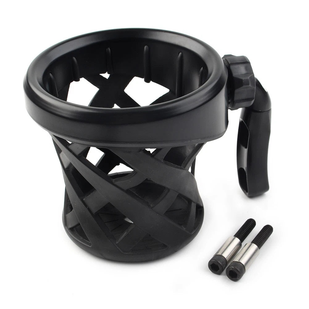 Handlebar Cup Holder for Harley Motorcycle (Black)