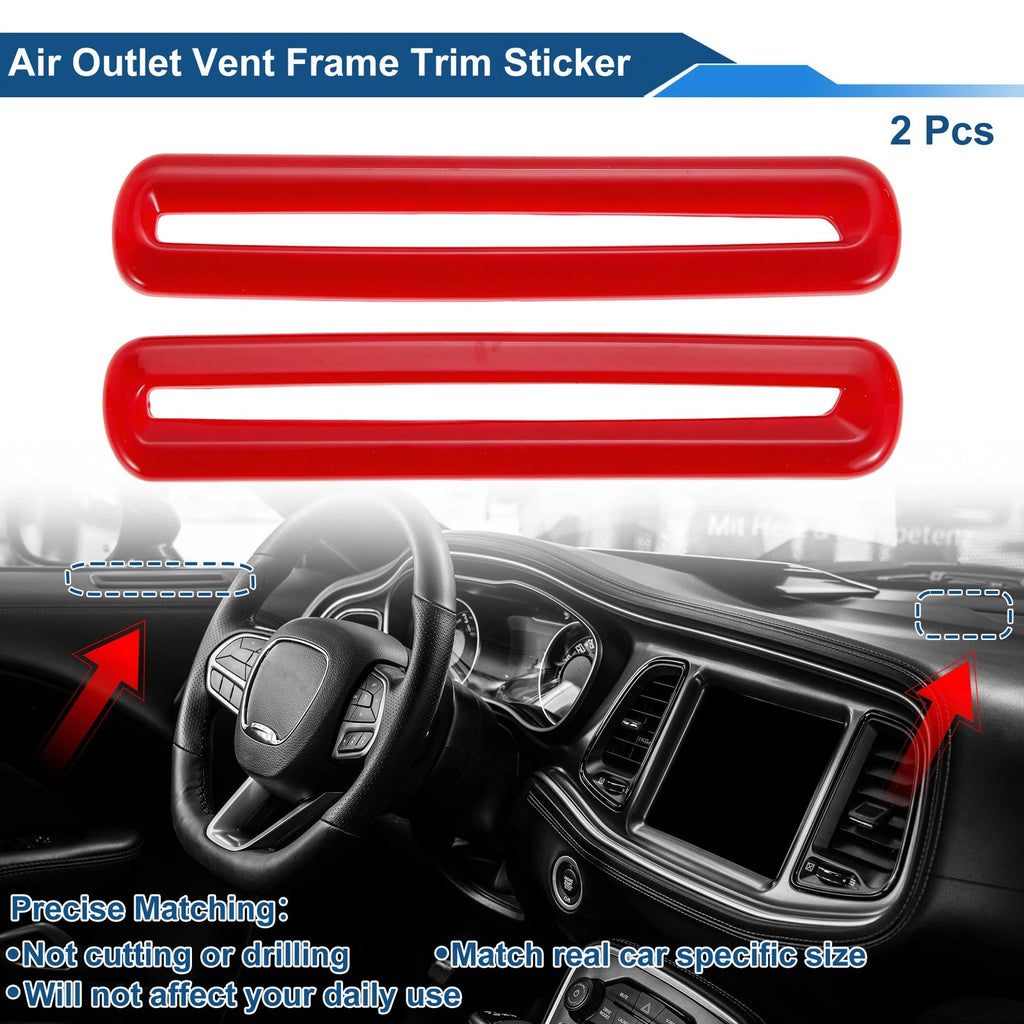 Air Condition Outlet Vent Trim Cover Frame for Dodge Challenger (2015–2023)