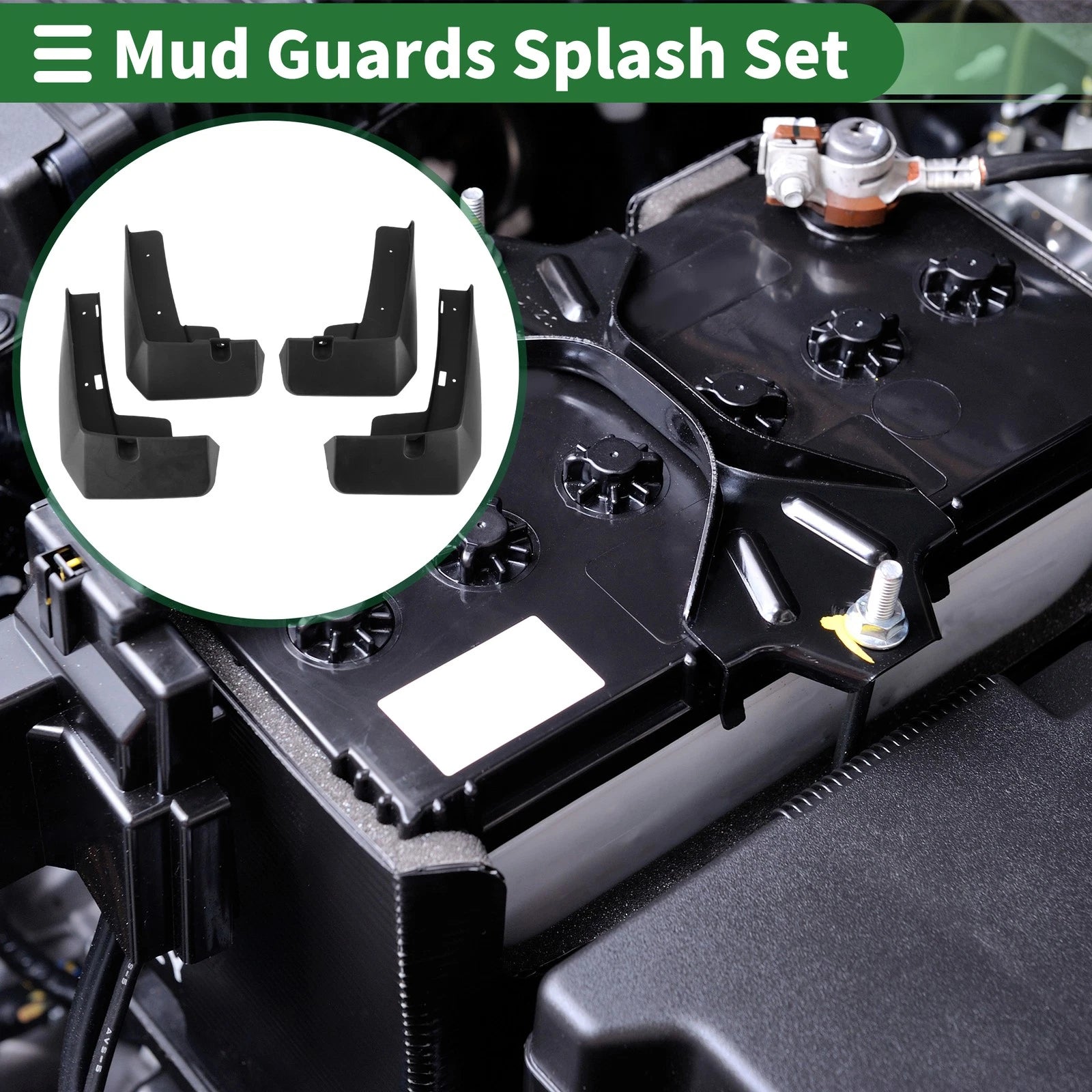 Mud Flaps Splash Guards Replacement for Ford EVOS (2021–2023)