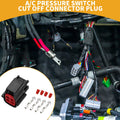 A/C Pressure Switch Connector Plug 4 Pin Replacement for Ford (2011–2019)