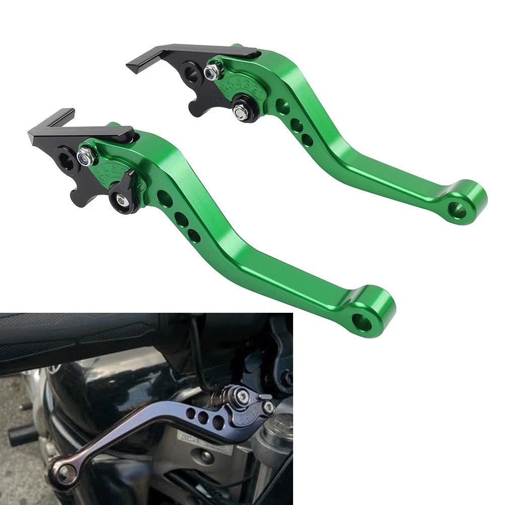 CNC Adjust Short Brake Clutch Levers for Kawasaki Ninja 400 Z400 (2018–2023)