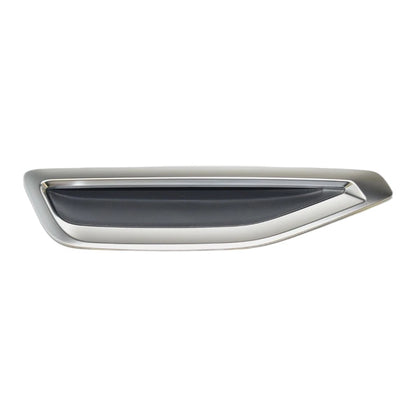 Fender Trim for - ABS Plastic Black/Silver Finish