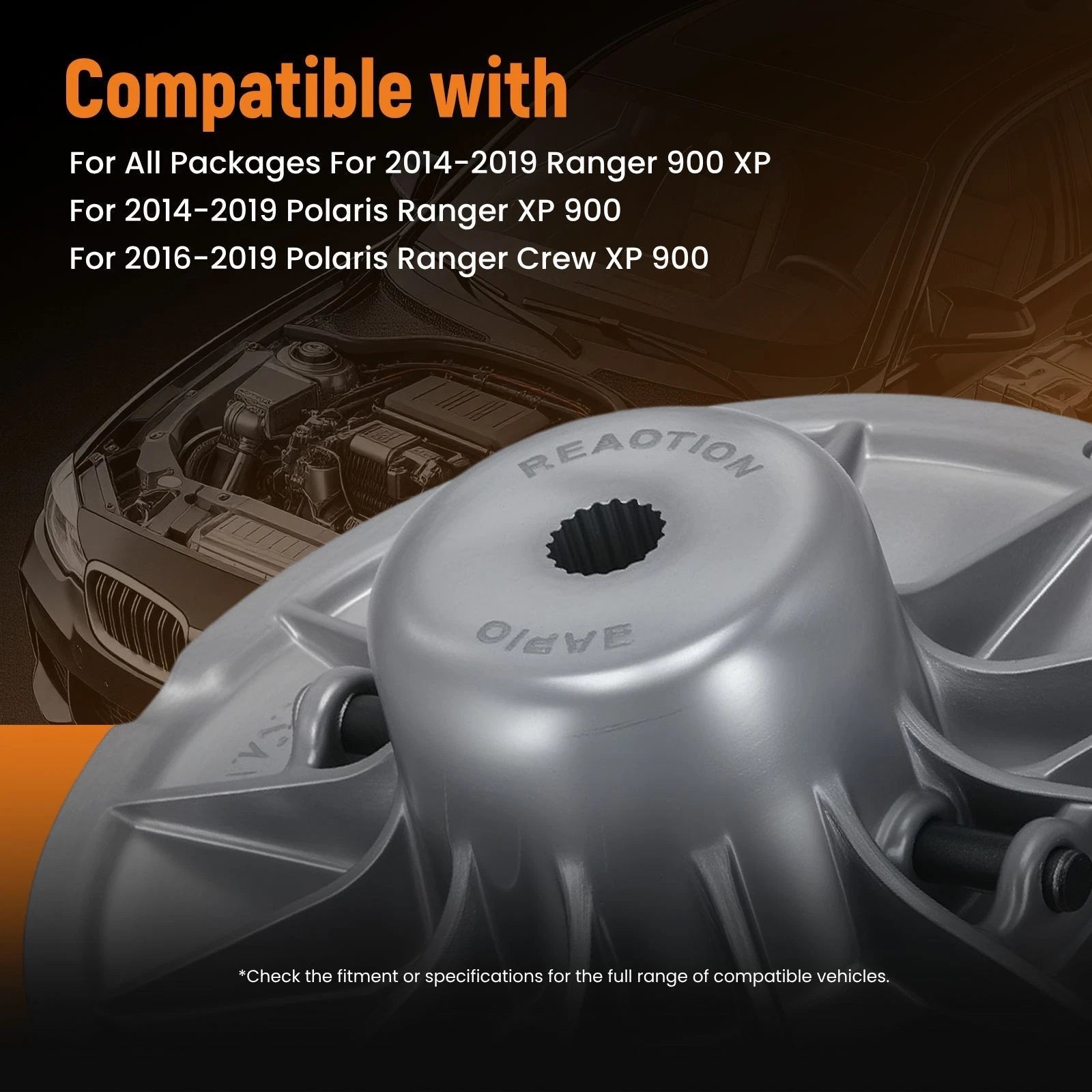 Secondary Driven Clutch for Ranger 900 XP (2014–2019) Crew XP 900 (2016–2019)