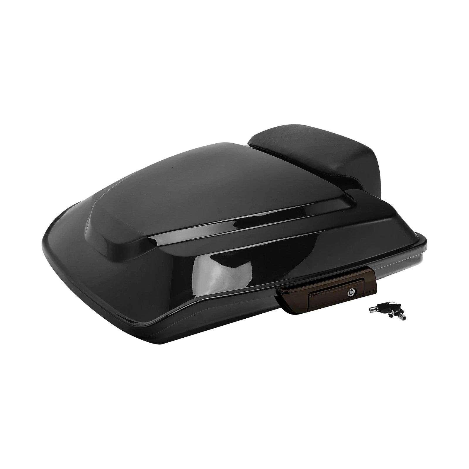 Black Razor Trunk Backrest for Harley Touring (2014–2024)
