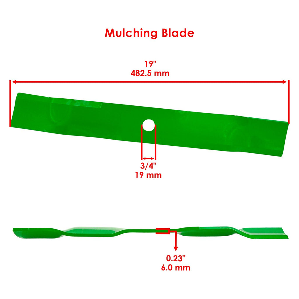 Deck Blade Replacement 54 Inch for John Deere X700 Series X720 X740 (2010–2018)