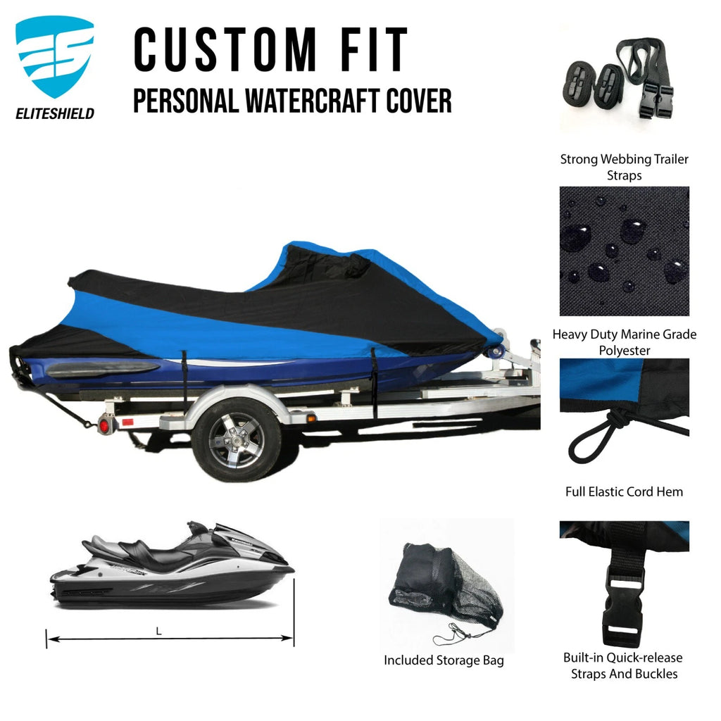 Custom Fitted Trailerable Jet Ski Cover for Yamaha WaveRunner XLT 1200 800 (2001–2005)