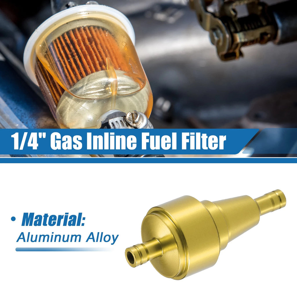 Gas Inline Fuel Filter 6mm OD for ATV UTV (Universal)