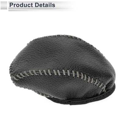 1 Pc Gear Shift Knob Cover for Toyota RAV4 (2019–2024) Pebbled Black Gray