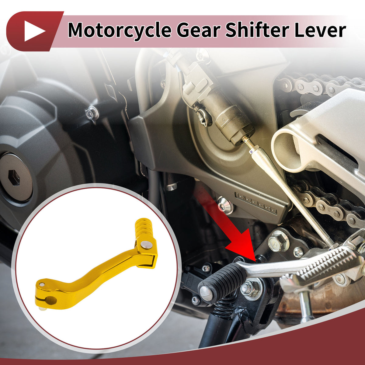 Folding Gear Shifter Lever Replacement for Honda CB150 (2007–2024)
