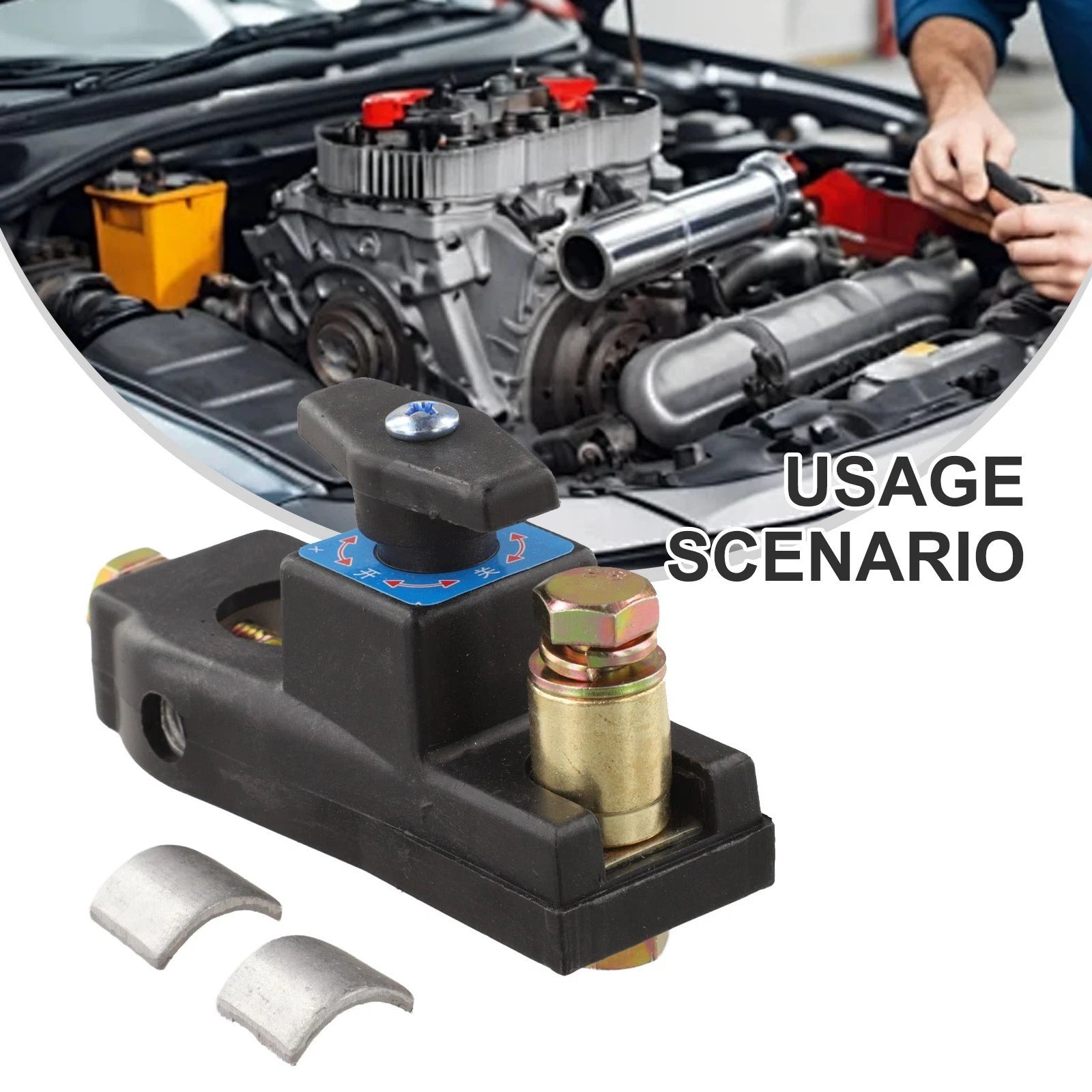 Power Cutoff Switch 12V 24V for Vehicles (Copper, Plastic Build)