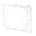 Sissy Bar Backrest Pad for Harley Electra Glide Softail (Fits 2014–2023)