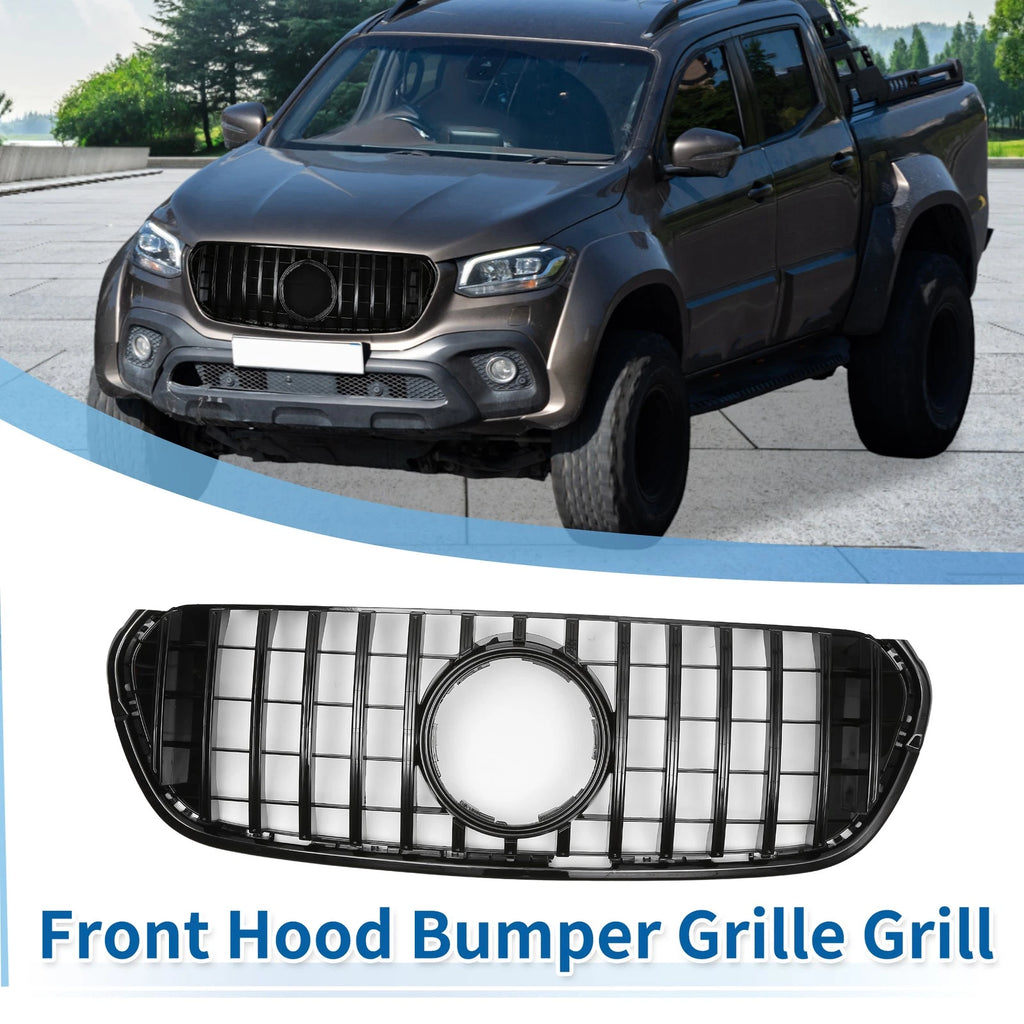 Front Upper Bumper Grille Grill Replacement for Mercedes-Benz X-Class W470 (2017–2023)
