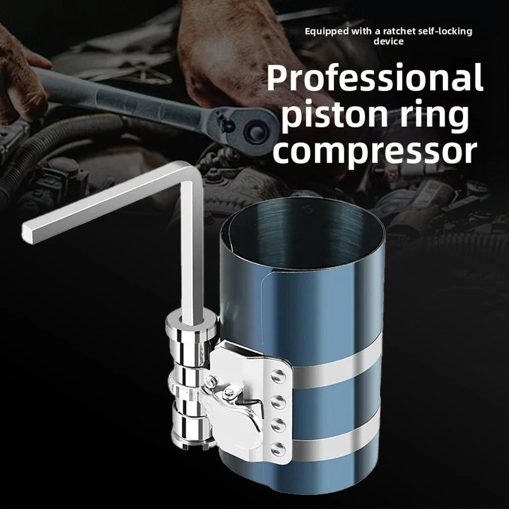 Adjustable Piston Ring Compressor Tool for Engine Repair 3 Inch 4 Inch 6 Inch