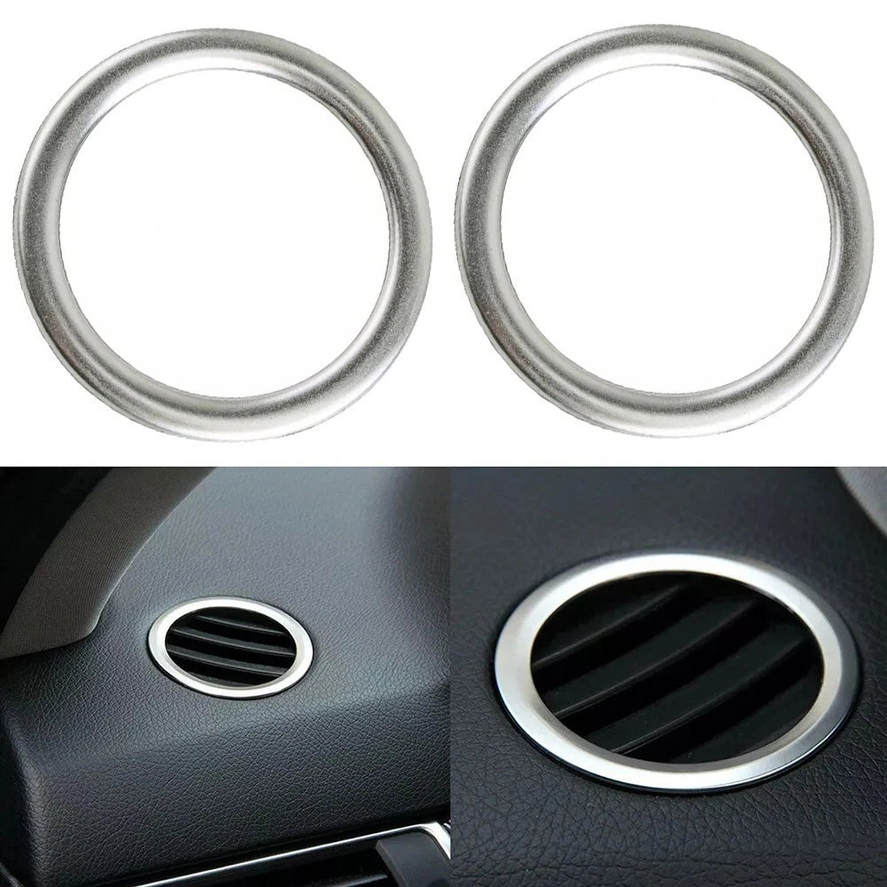 For Benz GLK and ML Models Air Vents Covers with Elegant Silver Finish 2Pc