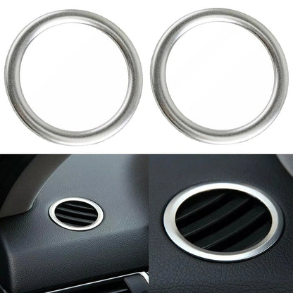 For Benz GLK and ML Models Air Vents Covers with Elegant Silver Finish 2Pc