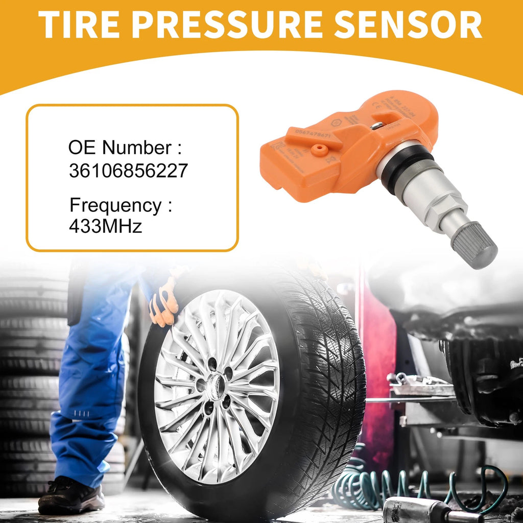 Tire Pressure Sensor TPMS 1 Pack for BMW M3 (2009–2013) 433MHz