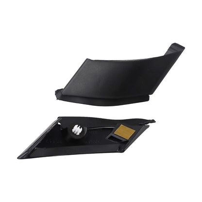 2X Black ABS A Pillar Trim Panel Cover for Toyota RAV4 (2019–2023)