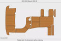 EVA Pad Teak Flooring Mat for Maxum 2900 SE (2005)