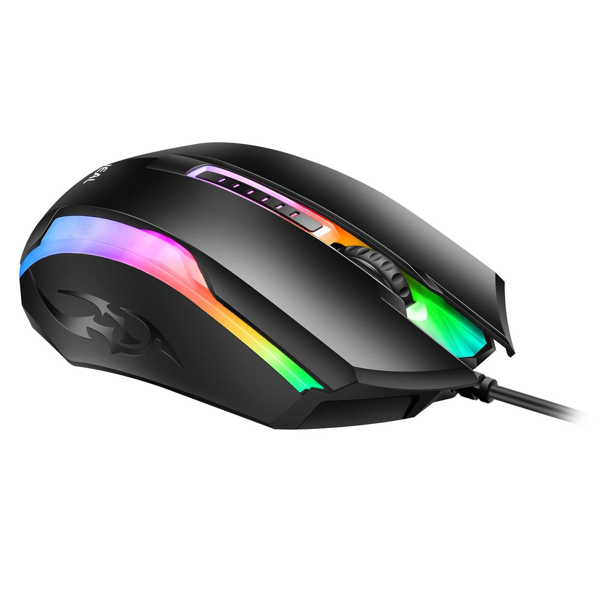 Stylish USB Wired Optical Mouse with Luminous Features