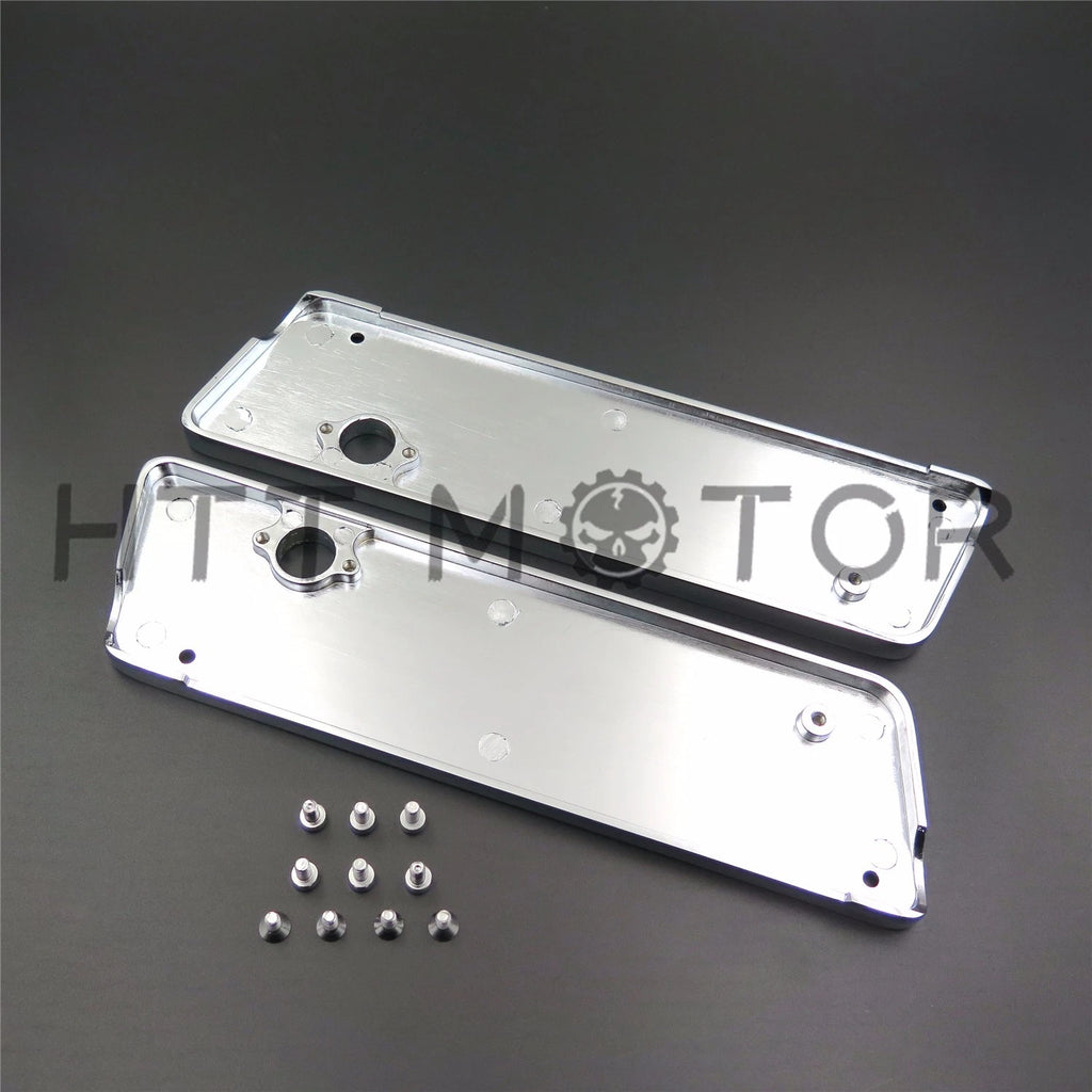 Custom Chrome Saddlebag Latch Covers for Harley Touring Electra Road Glide (1993–2013)