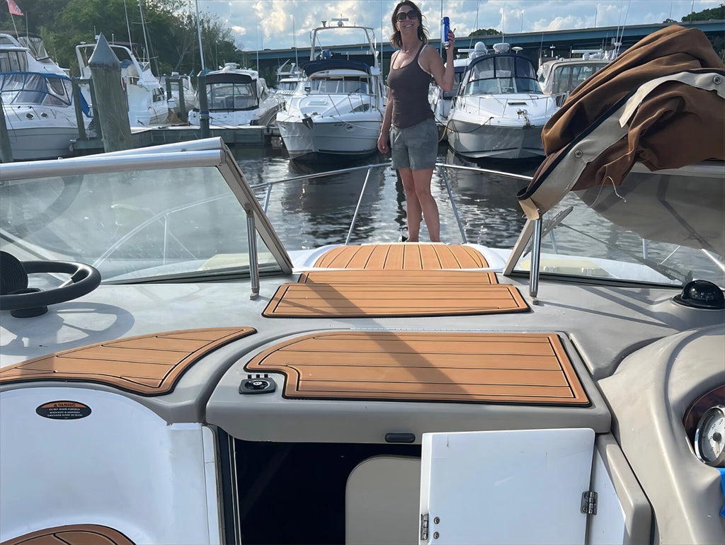 EVA Foam Faux Teak Deck Flooring for Bayliner 2855 (2000–2006)
