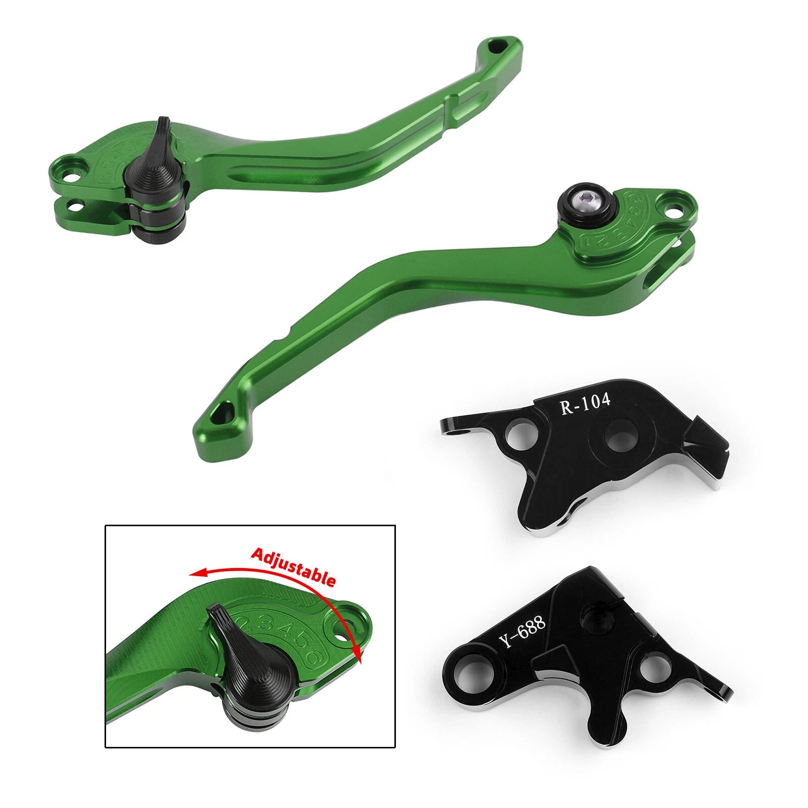 CNC Short Clutch Brake Lever for Yamaha YZF R1 R6 R6S (2000–2023)