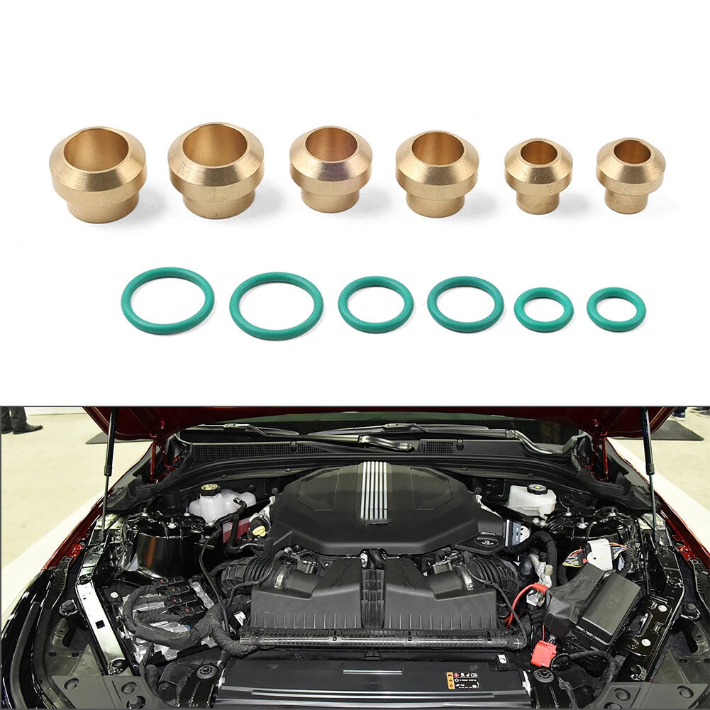 A/C Adapter Fitting Kit Male Insert O Ring to Male Flare for