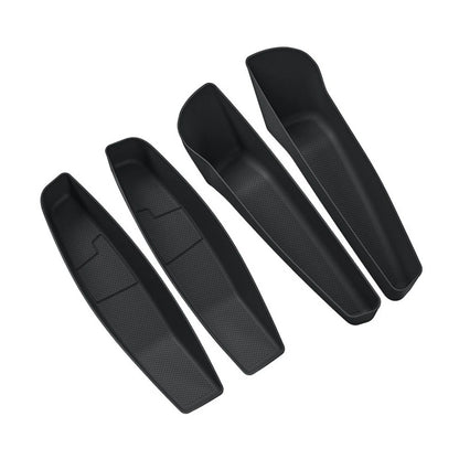 Set of 4 Door Side Pocket Storage Boxes for Tesla Model Y (2025)