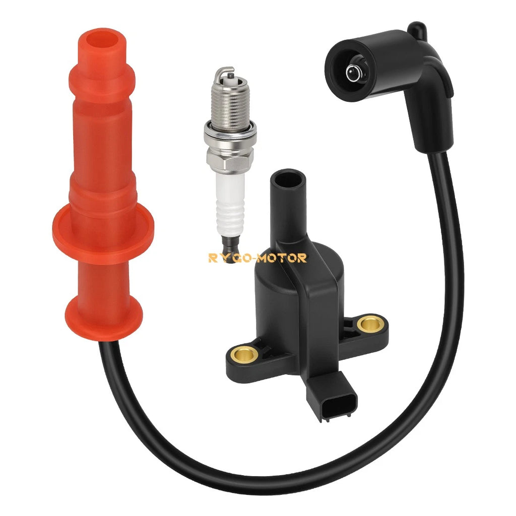 Ignition Coil with Wire Cap & Spark Plug for Polaris Sportsman 550 (2011–2014)